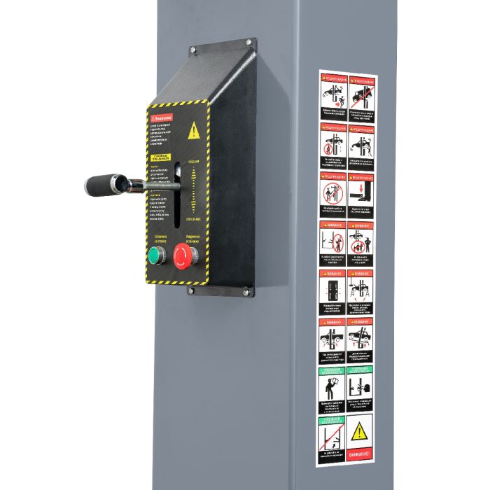 Подъемник двухстоечный автомобильный 5,5 тонн KraftWell KRW5.5MXL, электрогидравлический, 380В