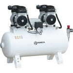 Поршневой компрессор Remeza КМ-100.OLD15ТД, коаксиальный привод, безмасляный, 200 л/мин, 220В
