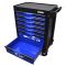 Тележка инструментальная Great Wolf GW-7ST Blue, закрытая 7 ящиков