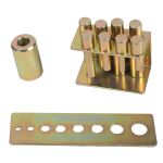 Набор пуансонов для прессов KraftWell KRWPR20F, 8 шт., 10-30мм