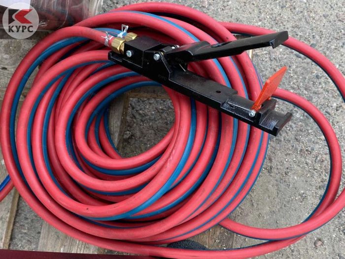 Комплект COMFORT+ на базе пескоструйного аппарата PSТ-250 с КПДУ, 32х48мм, рукав 20м, сопло 6,4мм