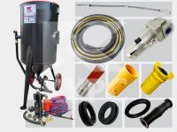 Комплект COMFORT+ на базе пескоструйного аппарата PSТ-250 с КПДУ, 32х48мм, рукав 20м, сопло 6,4мм