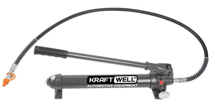 Гидравлический насос ручной KraftWell KRWHP30, 30 тонн, для пресса