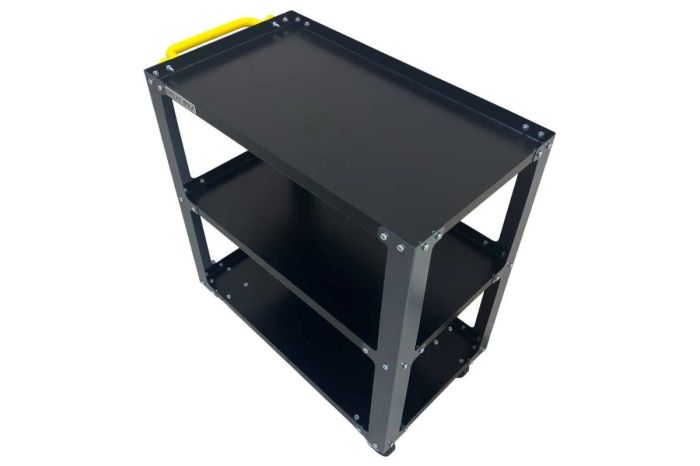 Тележка инструментальная Great Wolf GWT-G3, открытая, 3 полки, колеса с тормозом