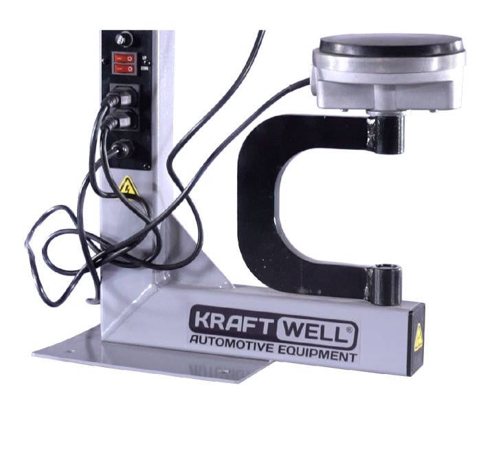 Вулканизатор для ремонта шин и камер KraftWell KRW18VL, электрический, легковой, настольный, 220В