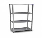Стеллаж КАМИК Ст-4105, 4 полки, aisi 430, 1000х500х1800мм