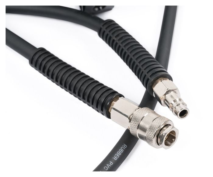 Шланг для раздачи сжатого воздуха, воды KraftWell KRW1731.C4, на катушке, 15 м