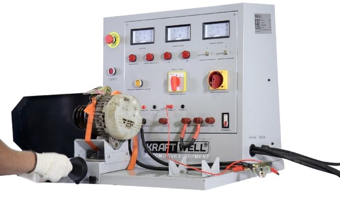 Электрический стенд для проверки генераторов и стартеров KraftWell 289.99, 380В