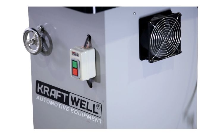 Клепальный станок для тормозных колодок KraftWell KRW300E 8 тонн, электрогидравлический