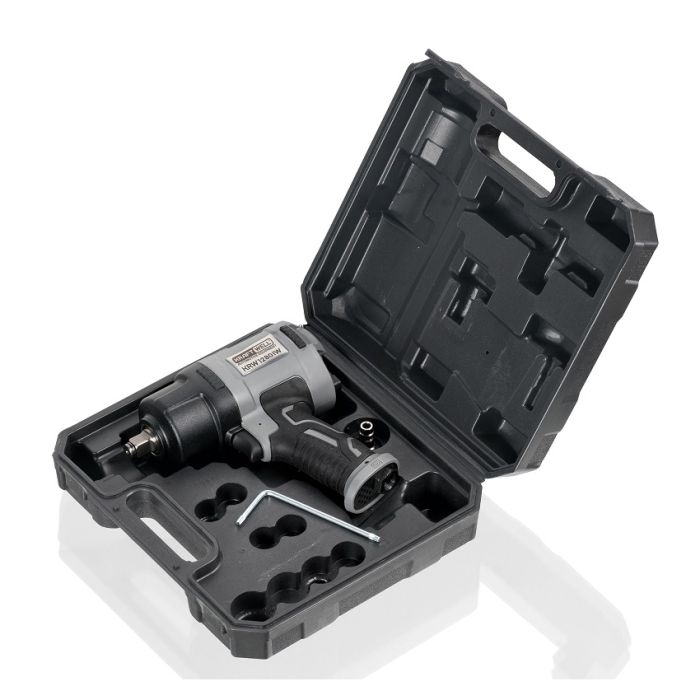 Пневмогайковерт ударный KraftWell KRW1280IW, 1/2", легковой, 1280 Нм