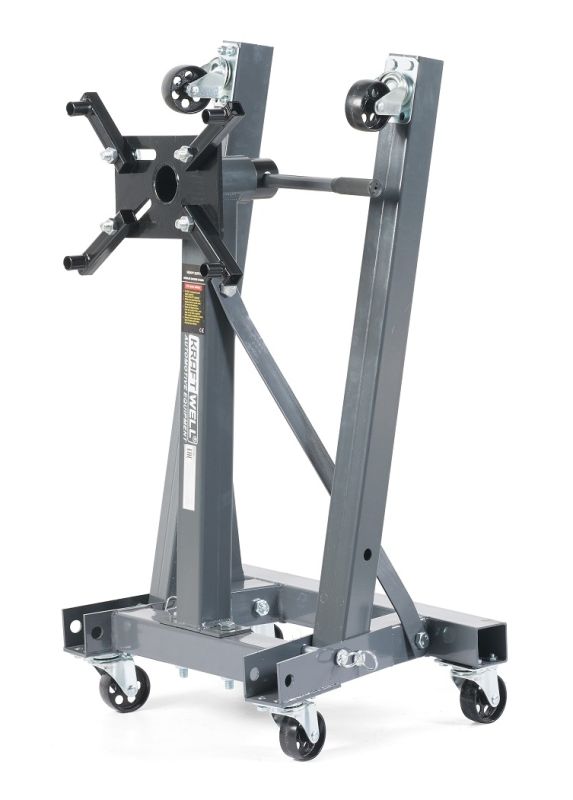 Стенд для разбора двигателей KraftWell KRWES2, 900 кг, складной
