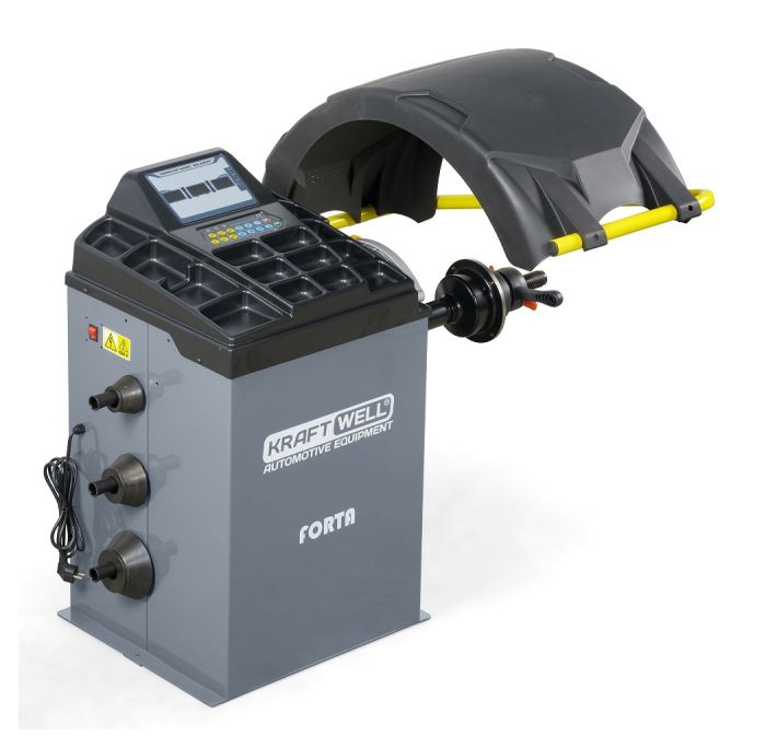 Балансировочный станок KraftWell FORTA KRW242, легковой, для мотоколес, полуавтоматический, 220В