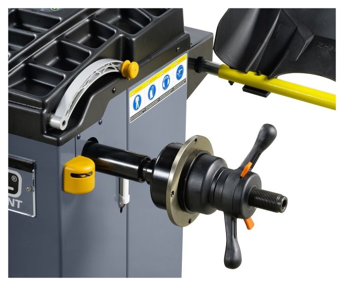 Балансировочный станок KraftWell ELECTRA (KRW243), легковой, для мотоколес, полуавтоматический, 220В