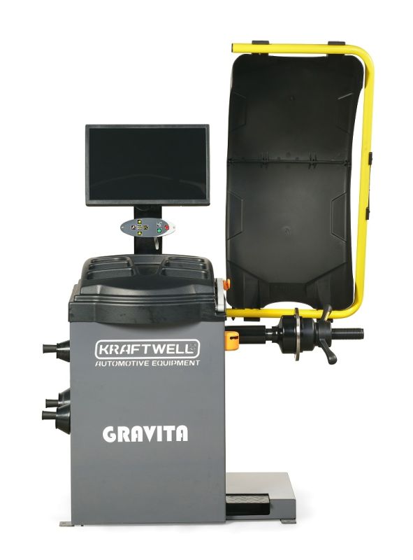 Балансировочный станок KraftWell GRAVITA, легковой, для мотоколес, автоматический, 220В, с динамиком