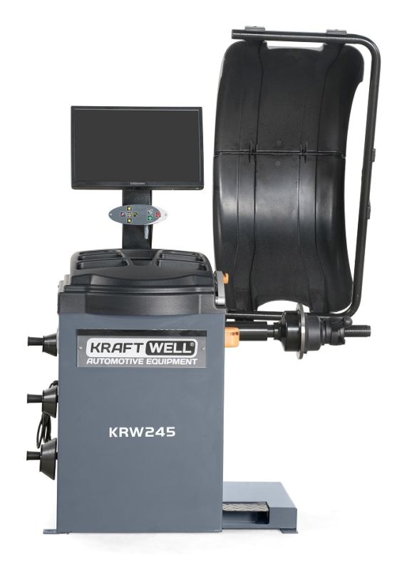 Балансировочный станок KraftWell GRAVITA KRW245, легковой, для мотоколес, автоматический, 220В