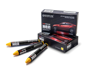 Мел для резины Rossvik M.Y.X.10, жёлтый, 10шт.