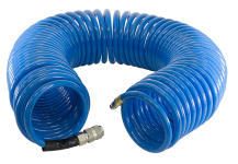 Шланг спиральный FUBAG 170307, с фитингами рапид, полиуретан, 15бар, 8x12мм, 20м