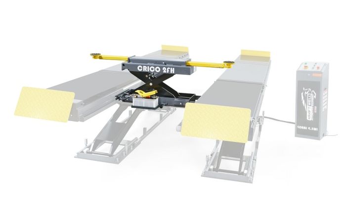 Подъемник ножничный электрогидравлический 4.5т KraftWell FORBI 4.5WI, 380В, для сход-развала