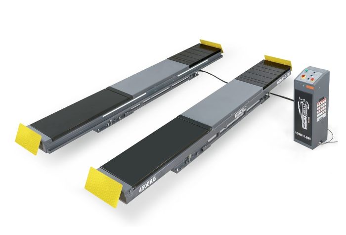 Подъемник ножничный электрогидравлический 4.5т KraftWell FORBI 4.5WI, 380В, для сход-развала