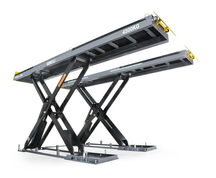 Подъемник ножничный электрогидравлический 4.5т KraftWell FORBI 4.5WI, 380В, для сход-развала