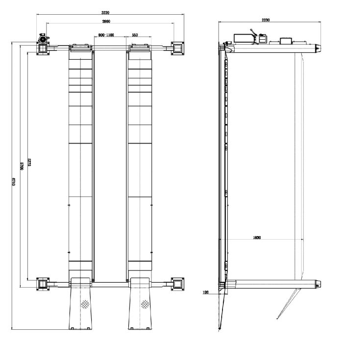 Комплект для сход-развала 4,5т KraftWell KRW450AT+KRWJB2P