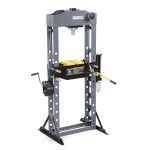 Пресс пневмогидравлический ручной 30 тонн KraftWell KRWPR30A, напольный, гаражный