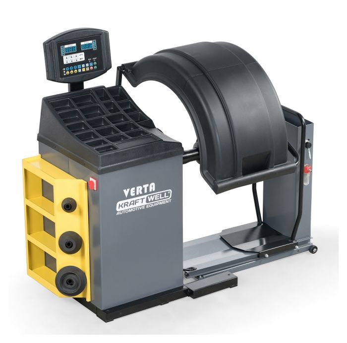 Балансировочный станок KraftWell VERTA/380 KRW244E, легковой/грузовой, ручной, 380В