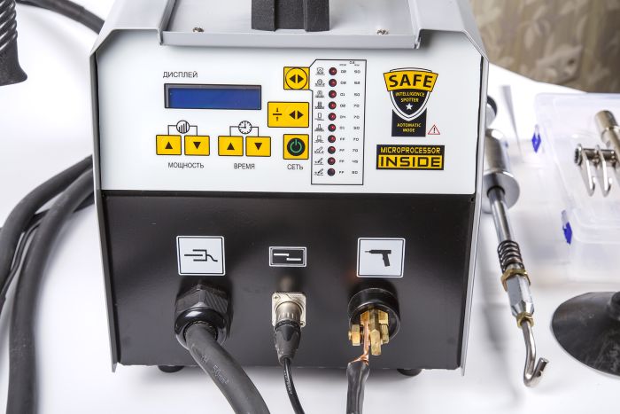 Аппарат для контактной точечной сварки на тележке Kraftwell KRW65SW/380, 380В