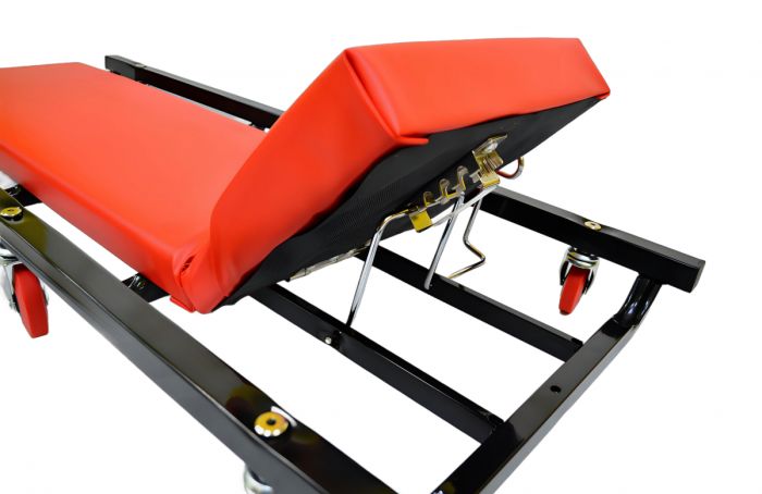 Лежак подкатной низкопрофильный красный Great Wolf GWC-2