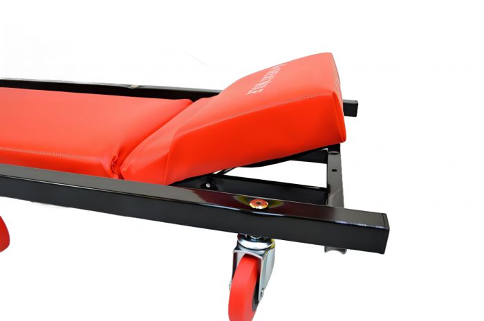 Лежак подкатной низкопрофильный красный Great Wolf GWC-2