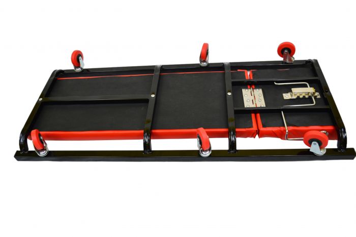 Лежак подкатной низкопрофильный красный Great Wolf GWC-2