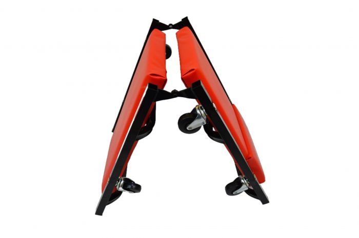 Лежак раскладной низкопрофильный красный Great Wolf GWC-3