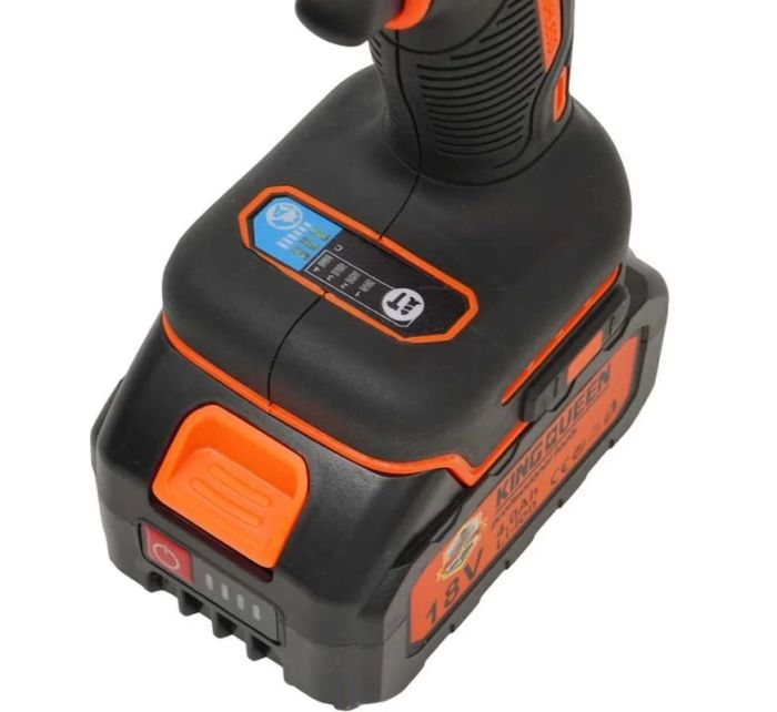 Гайковерт аккумуляторный KINGQUEEN KQ-287, 1/2", 600 Нм, в кейсе