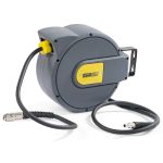 Шланг для раздачи сжатого воздуха, воды KraftWell KRW1731.C6, на катушке, 8х12мм, 10 м