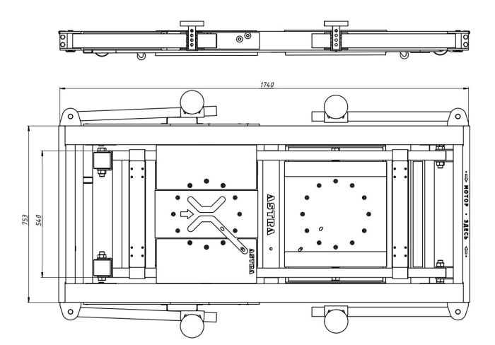 Подъемник минилифт 3 тонны Astra Minilift AR100.2 X1