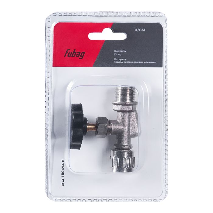 Вентиль FUBAG 180414 B, 3/8"М, блистер, 1 шт.