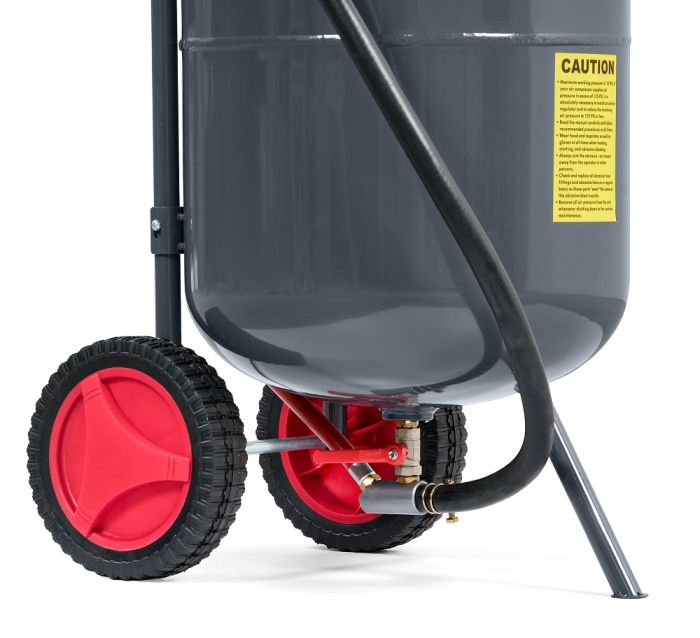 Пескоструйный аппарат KraftWell KRW-SB20H, передвижной, 74 литра