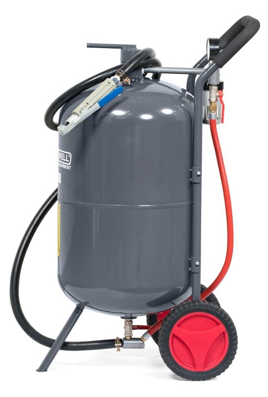 Пескоструйный аппарат KraftWell KRW-SB20H, передвижной, 74 литра