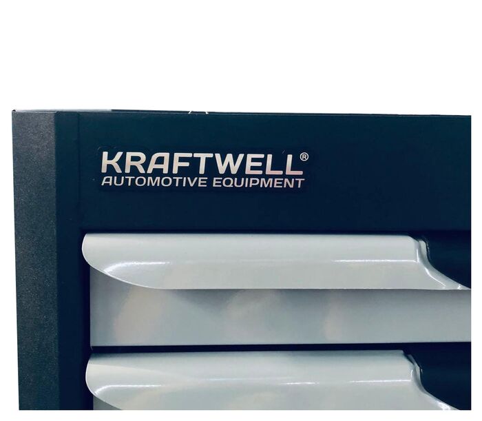 Тележка инструментальная KraftWell KRW-TTG+SET277, закрытая, 7 ящиков, с комплектом инструментов 277пр.