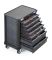 Тележка инструментальная KraftWell KRW-TTG+SET277, закрытая, 7 ящиков, с комплектом инструментов 277пр.