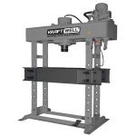 Пресс электрогидравлический 100 тонн KraftWell KRWPR100ET, 380В, напольный, гаражный