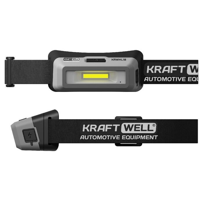 Фонарь налобный светодиодный KraftWell KRWHL18