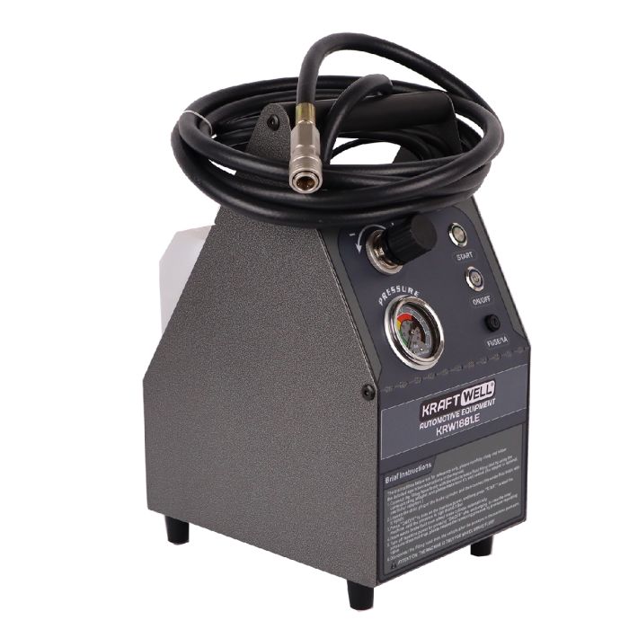 Установка для прокачки гидросистем автомобиля 5л KraftWell KRW1881.E, электрическая