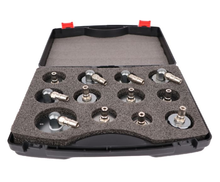 Установка для прокачки гидросистем автомобиля 5л KraftWell KRW1881.E, электрическая