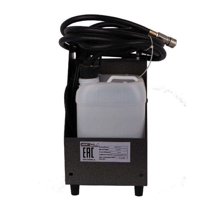 Установка для прокачки гидросистем автомобиля 5л KraftWell KRW1881.E, электрическая