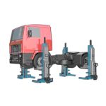 Подъёмник подкатной электрогидравлический 20 тонн (4х5т) KraftWell KRW4C5.5