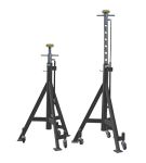 Стойка опорная 7,5 т KraftWell KRWJS7.5H, с пневмолифтом