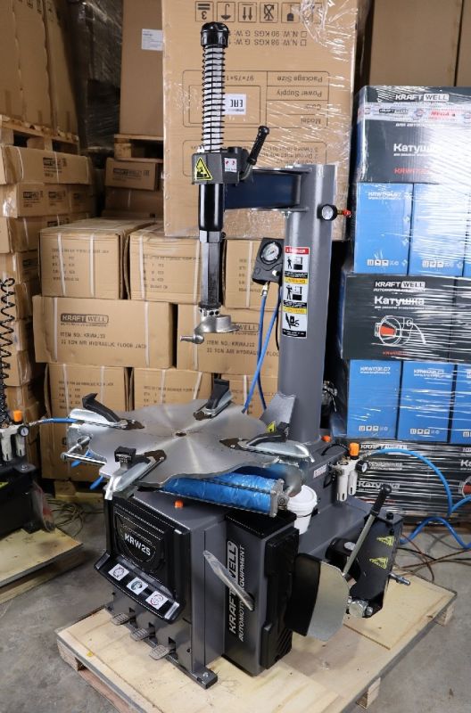 Комплект шиномонтажного оборудования KraftWell Полуавтомат до 26"