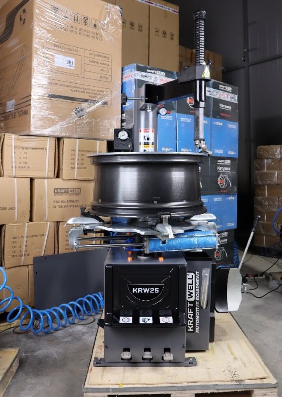 Комплект шиномонтажного оборудования KraftWell Полуавтомат до 26"