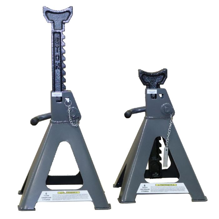 Подставки под авто 6 тонн KraftWell KRWJS6L, 2шт.